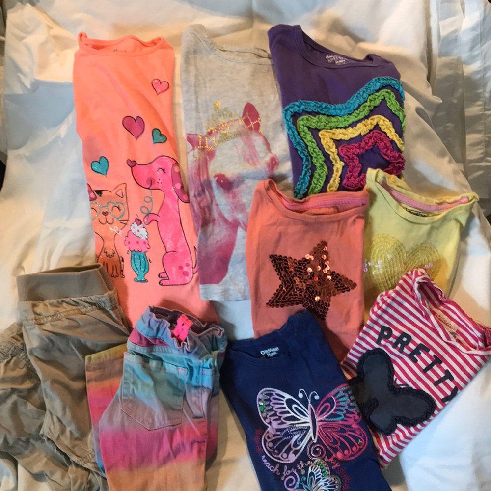 Huge Lot Girls Size 4 Clothing Carter’s OshKosh